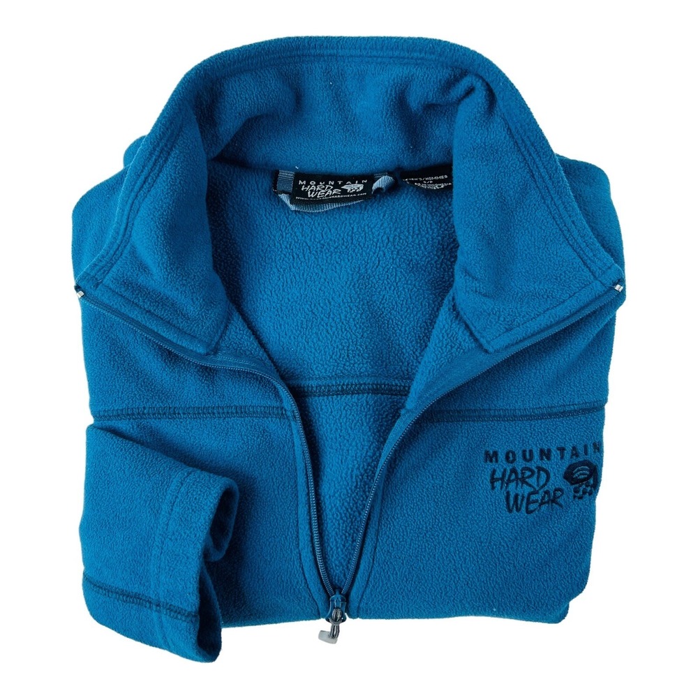 Mountain Hardwear Blue 1/2 Zip Polyester Pullover Sweater Mens Size Small S